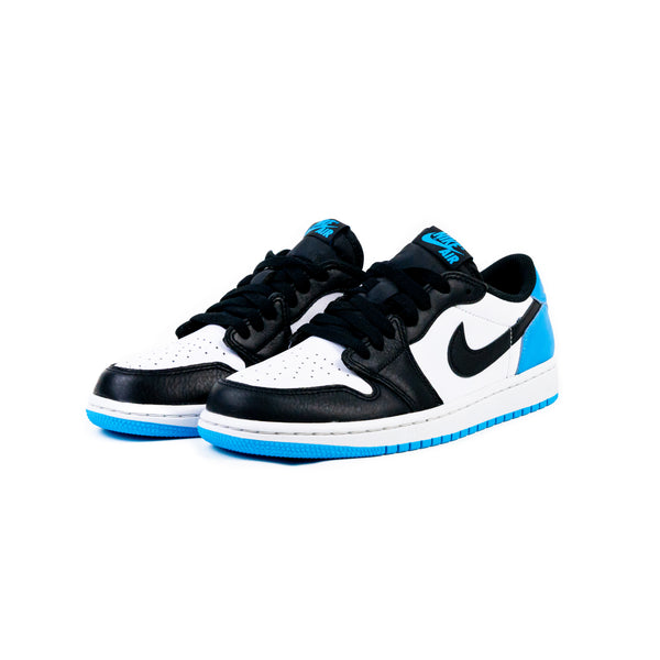 Jordan 1 Retro Low OG Black Dark Powder Blue