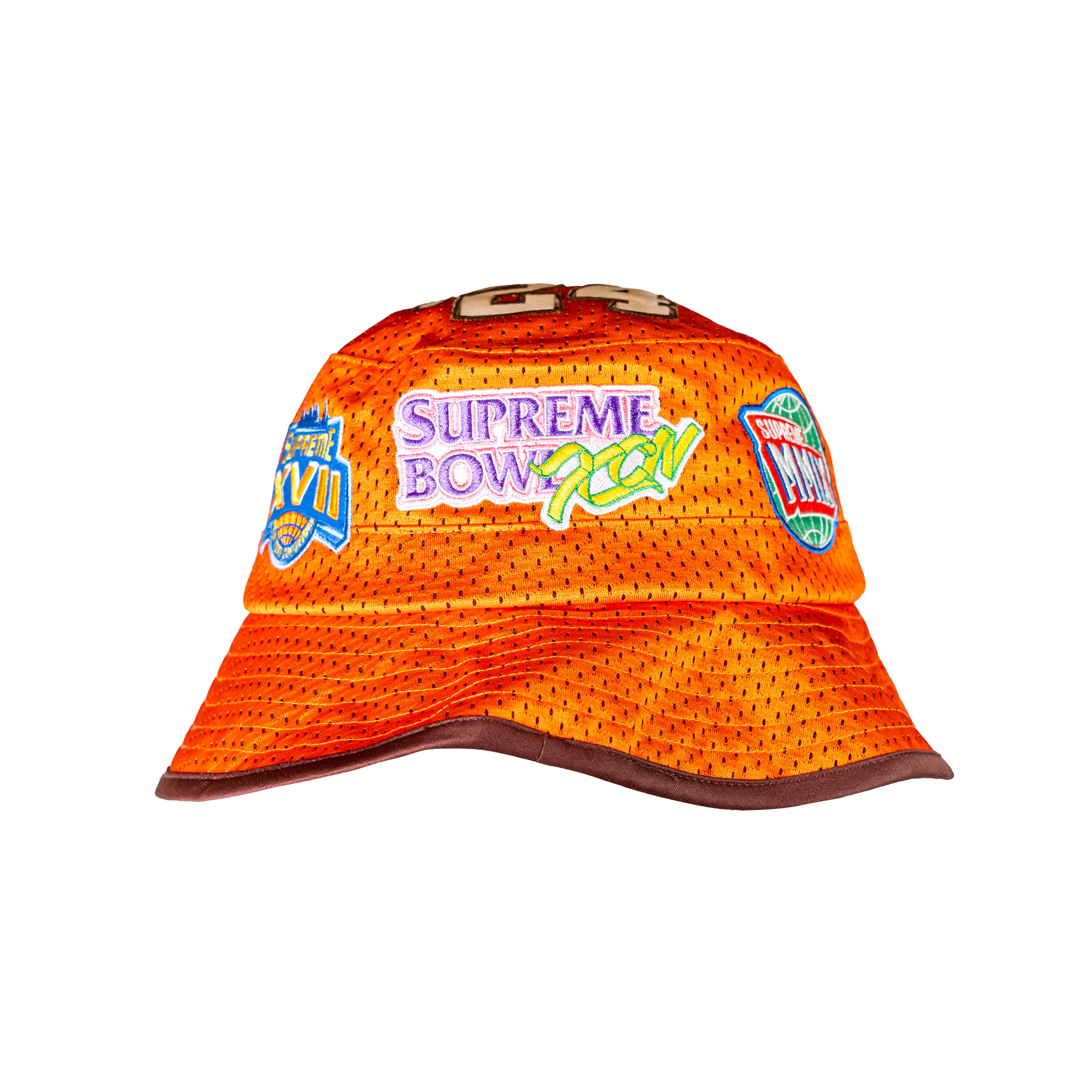 Supreme Playoffs Mesh Crusher Hat Orange – Holy Grail