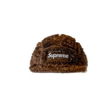Supreme Fuzzy Camp Cap Brown