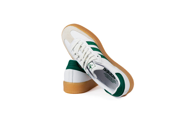 Adidas Sambae White Collegiate Green Gum (Women's)