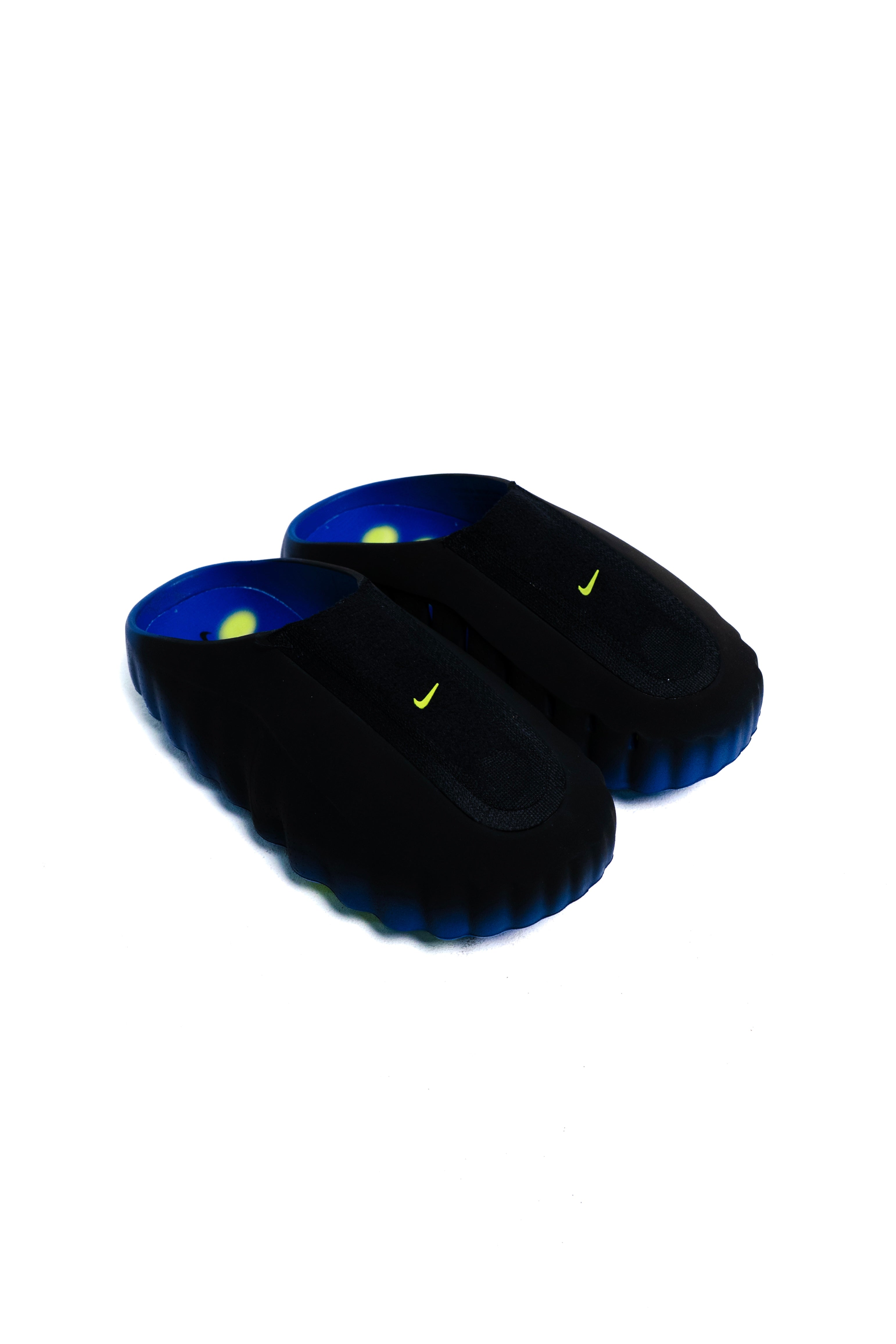 Nike Mind 001 Flyknit Slide Hyper Royal Black