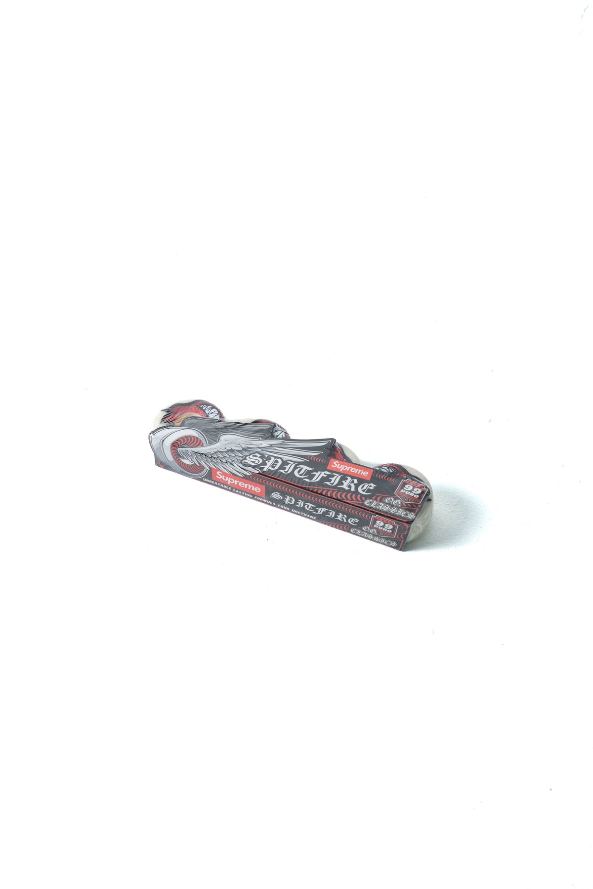 Supreme Spitfire Rhinestone Formula Four Wheels Set of 4 White