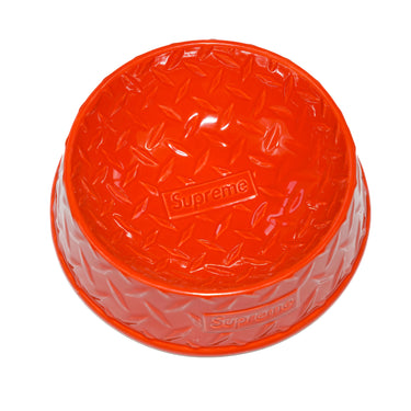 Supreme Diamond Plate Dog Bowl