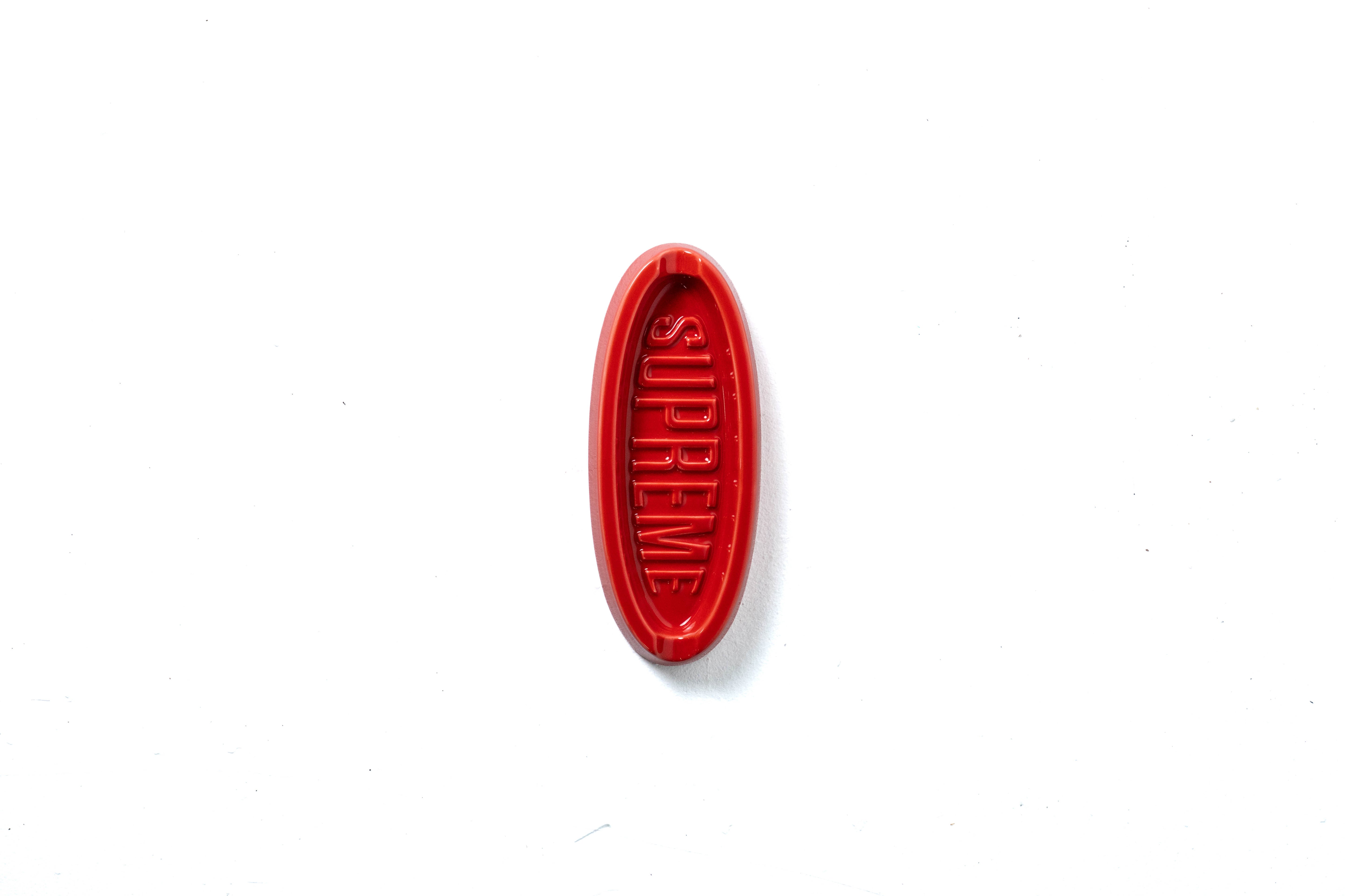 Supreme Oval Tray Red