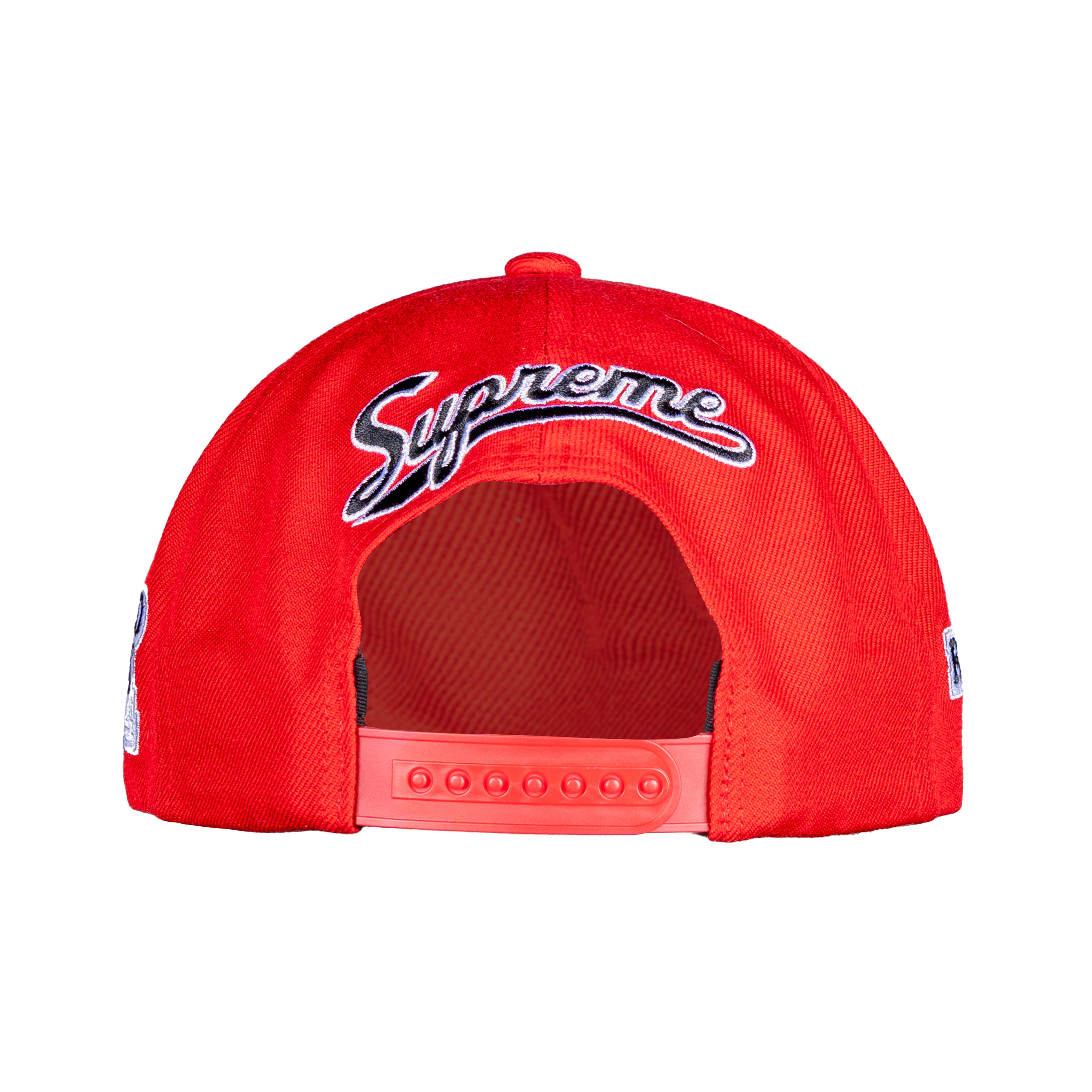 Supreme World Famous S Logo 6-Panel en color rojo