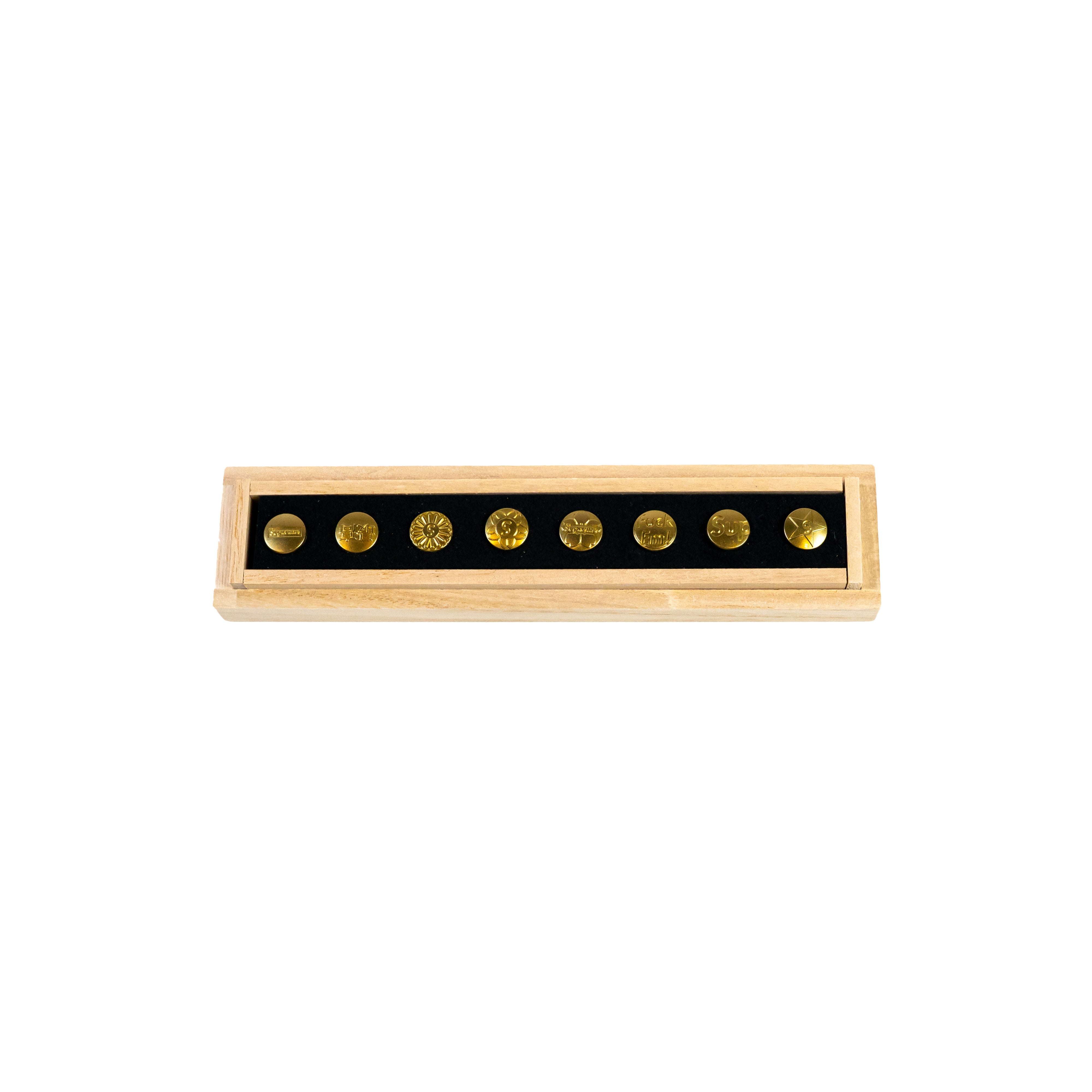 Supreme CDW Push Pin Set Brass