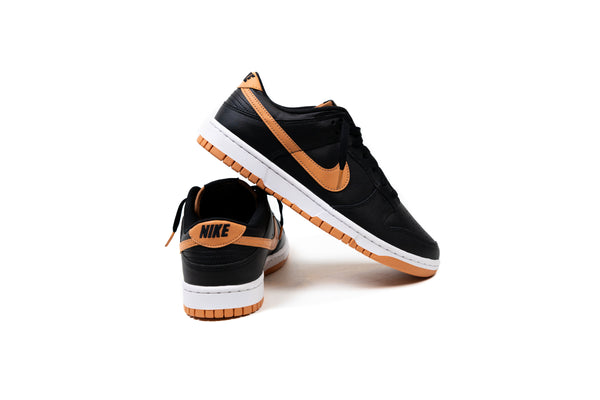 Nike Dunk Low Black Amber Brown