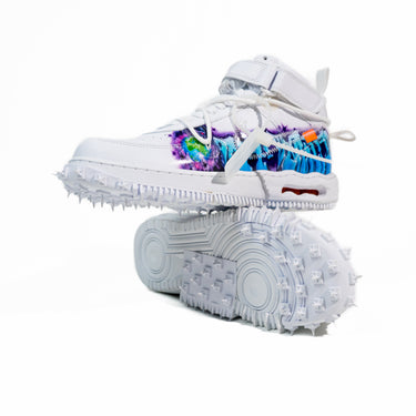Nike Air Force 1 Mid Off-White Graffiti White
