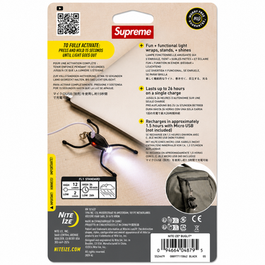 Supreme Nite Ize BugLit Black