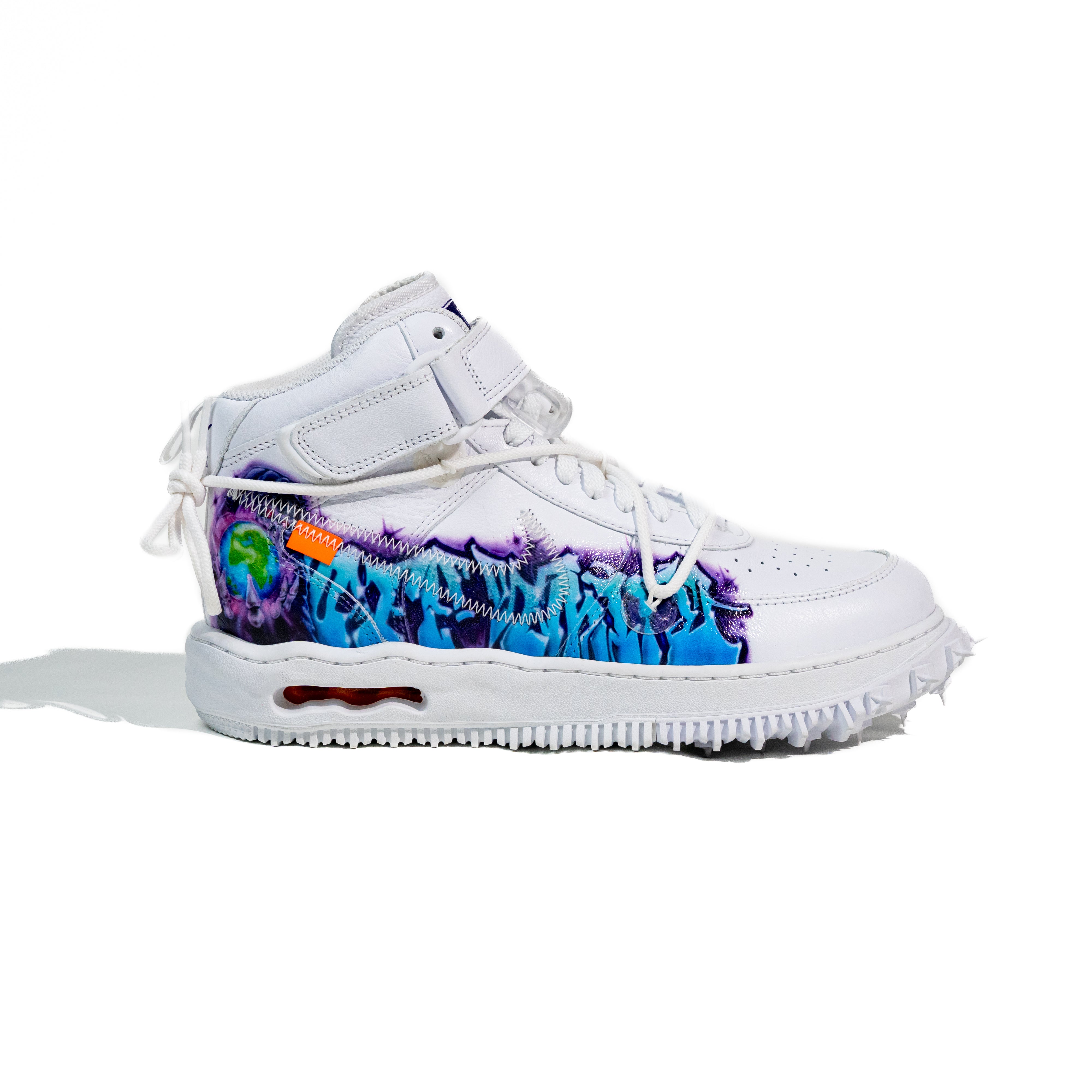 Nike Air Force 1 Mid Off-White Graffiti White