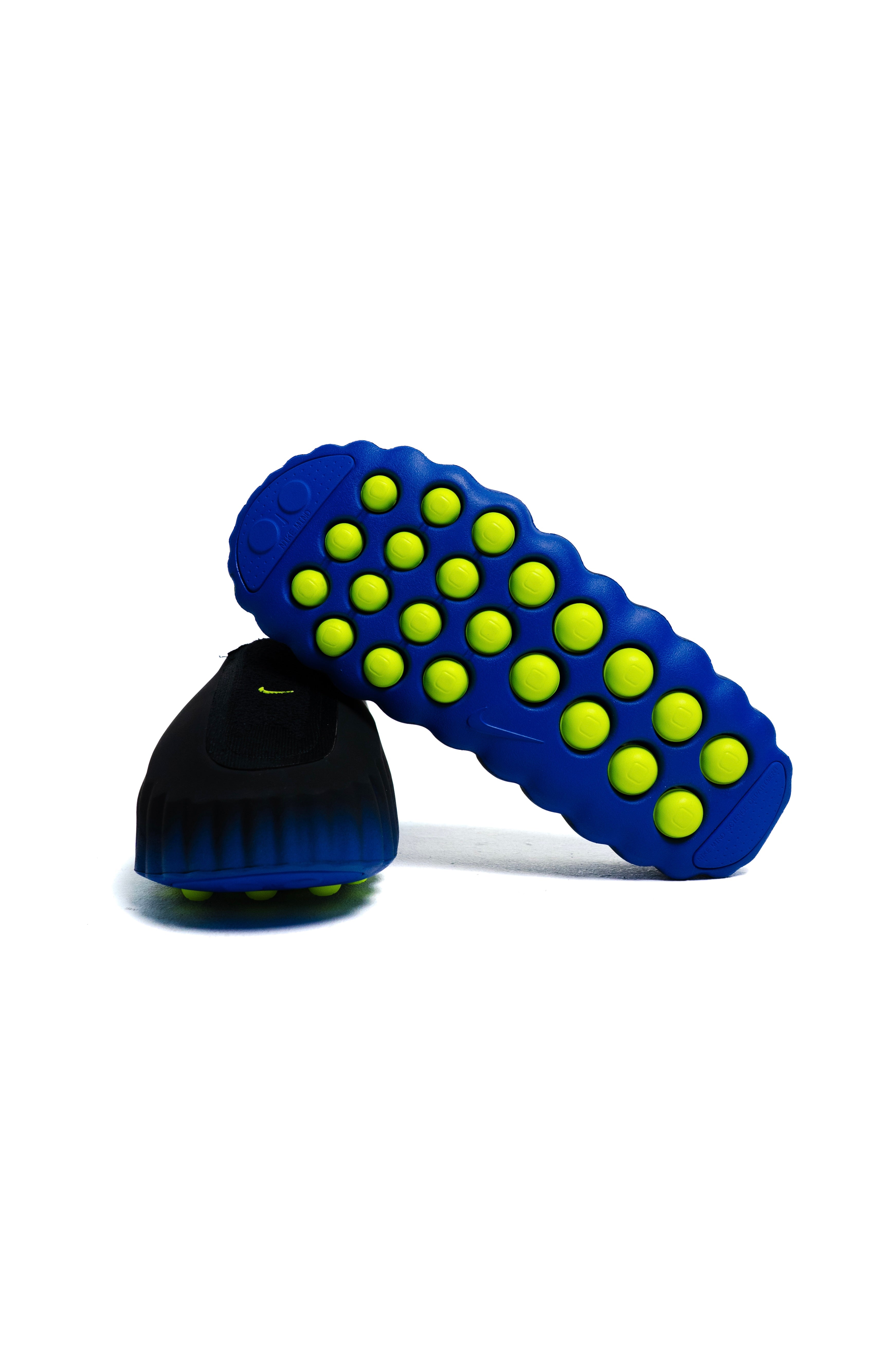 Nike Mind 001 Flyknit Slide Hyper Royal Black