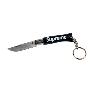 Supreme Opinel No. 4 Knife Keychain Black