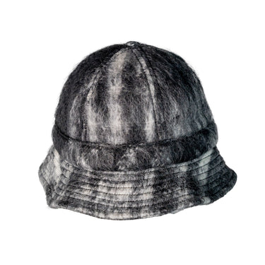 Supreme Mohair Plaid Bell Hat Negro