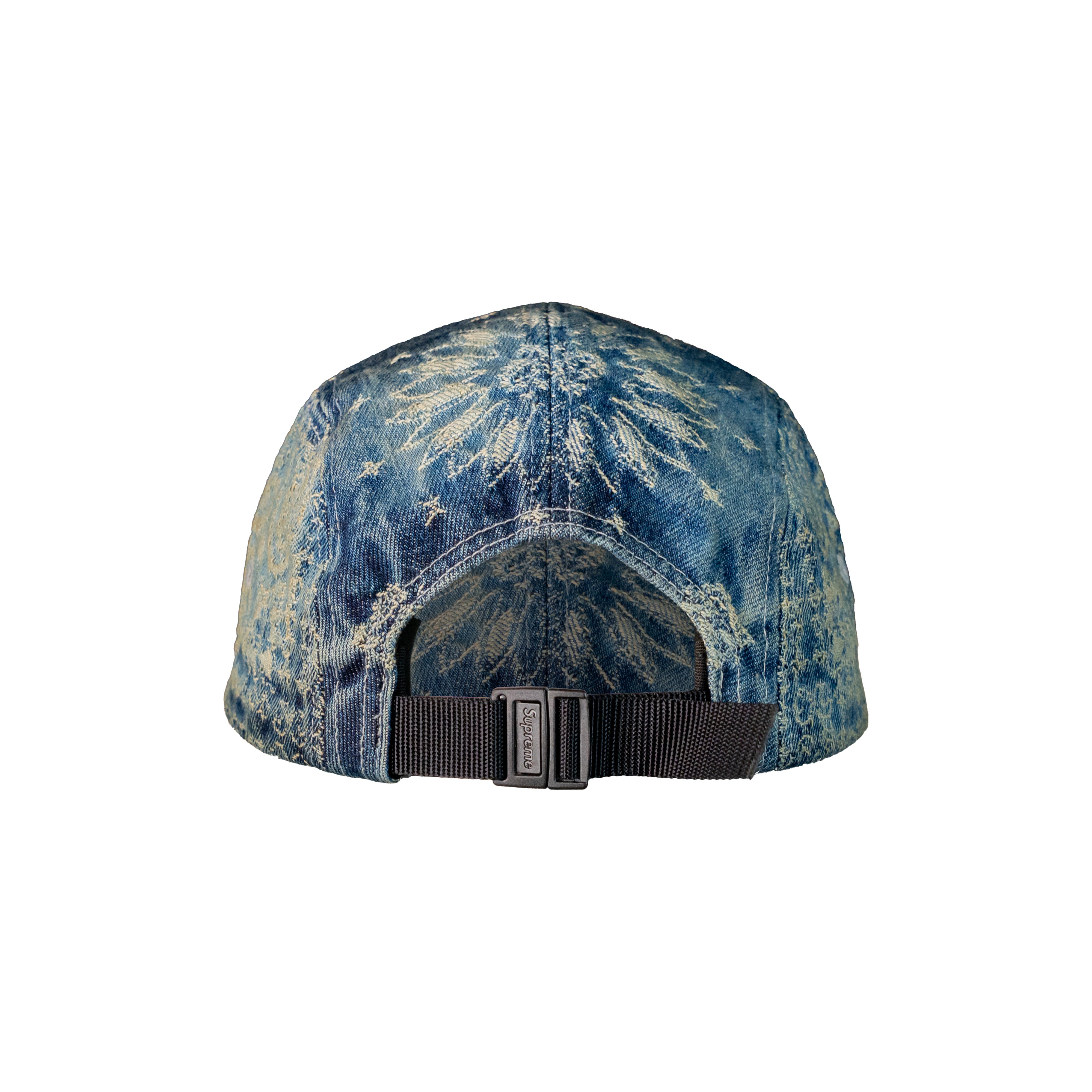 Supreme Bandana Jacquard Denim Camp Cap Azul