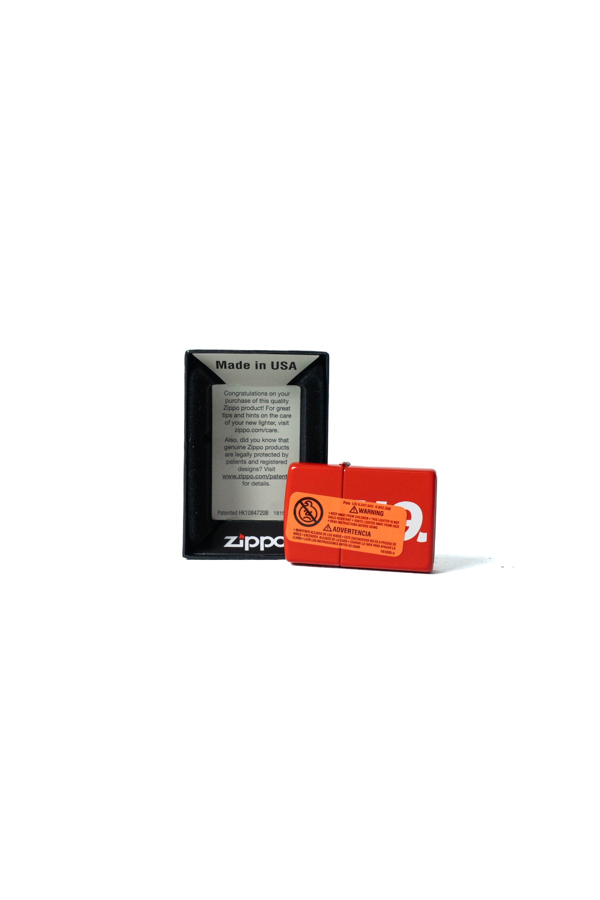 Supreme Logo Zippo Red