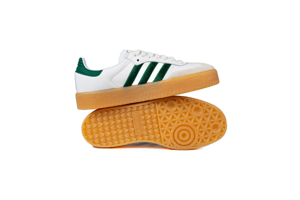 Adidas Sambae White Collegiate Green Gum (Women's)