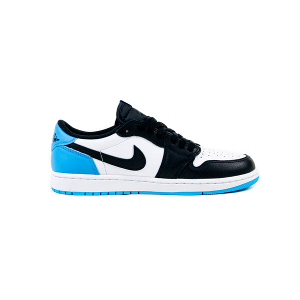 Jordan 1 Retro Low OG Black Dark Powder Blue