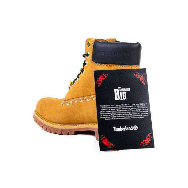 Timberland 6" Premium Boot x The Notorious B.I.G. Wheat