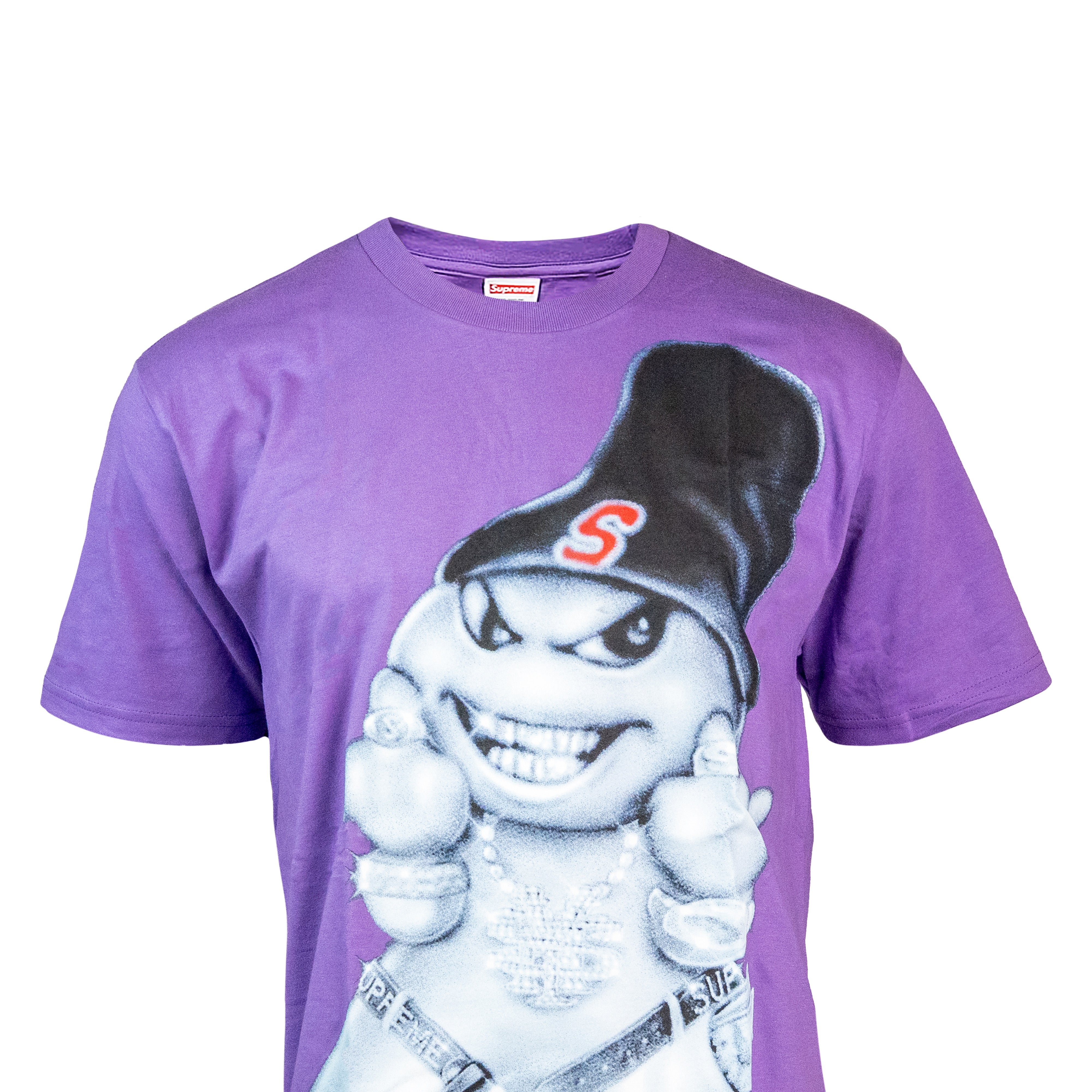 Supreme Snowman Tee Purple FW25