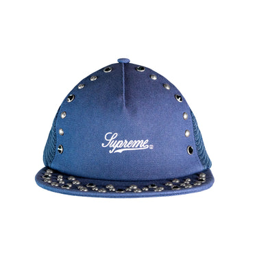 Supreme b.b. Simon Studded Mesh Back 5-Panel Navy (FW25)