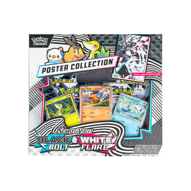 Pokemon TCG: Scarlet & Violet – Black & White Bolt & Flare Poster Collection