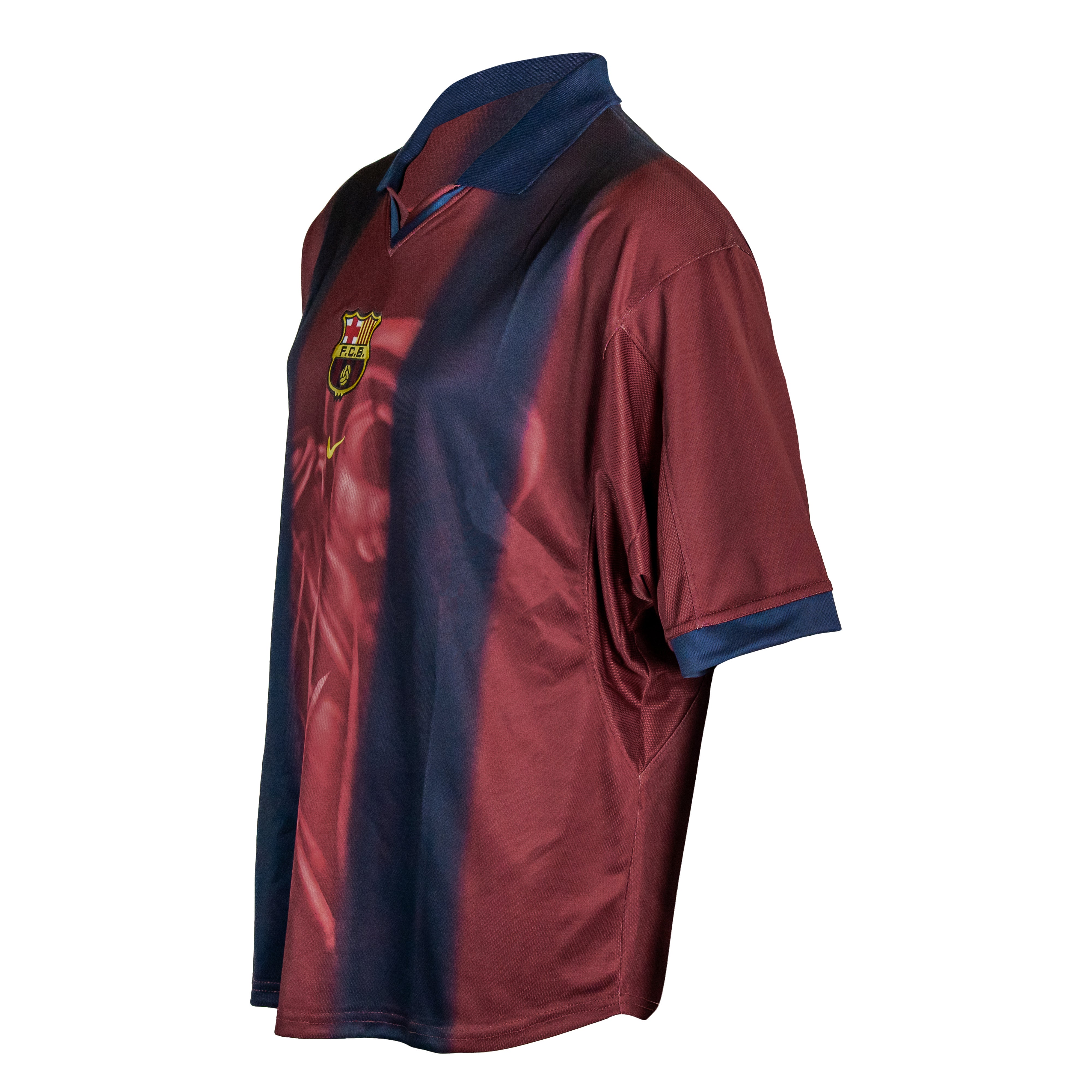 Travis Scott x Nike x FC Barcelona Retro 2000/01 Home Skeleton Jersey