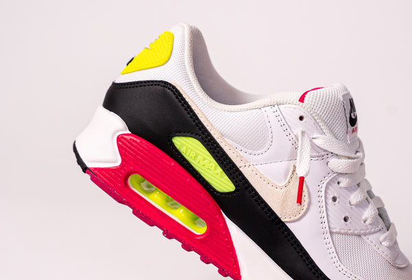 Nike Air Max 90 White Volt Rush Pink