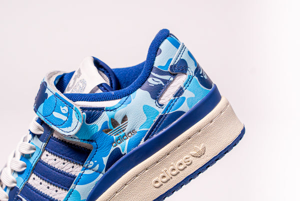 Adidas Forum 84 Low Bape 30th Anniversary Blue Camo