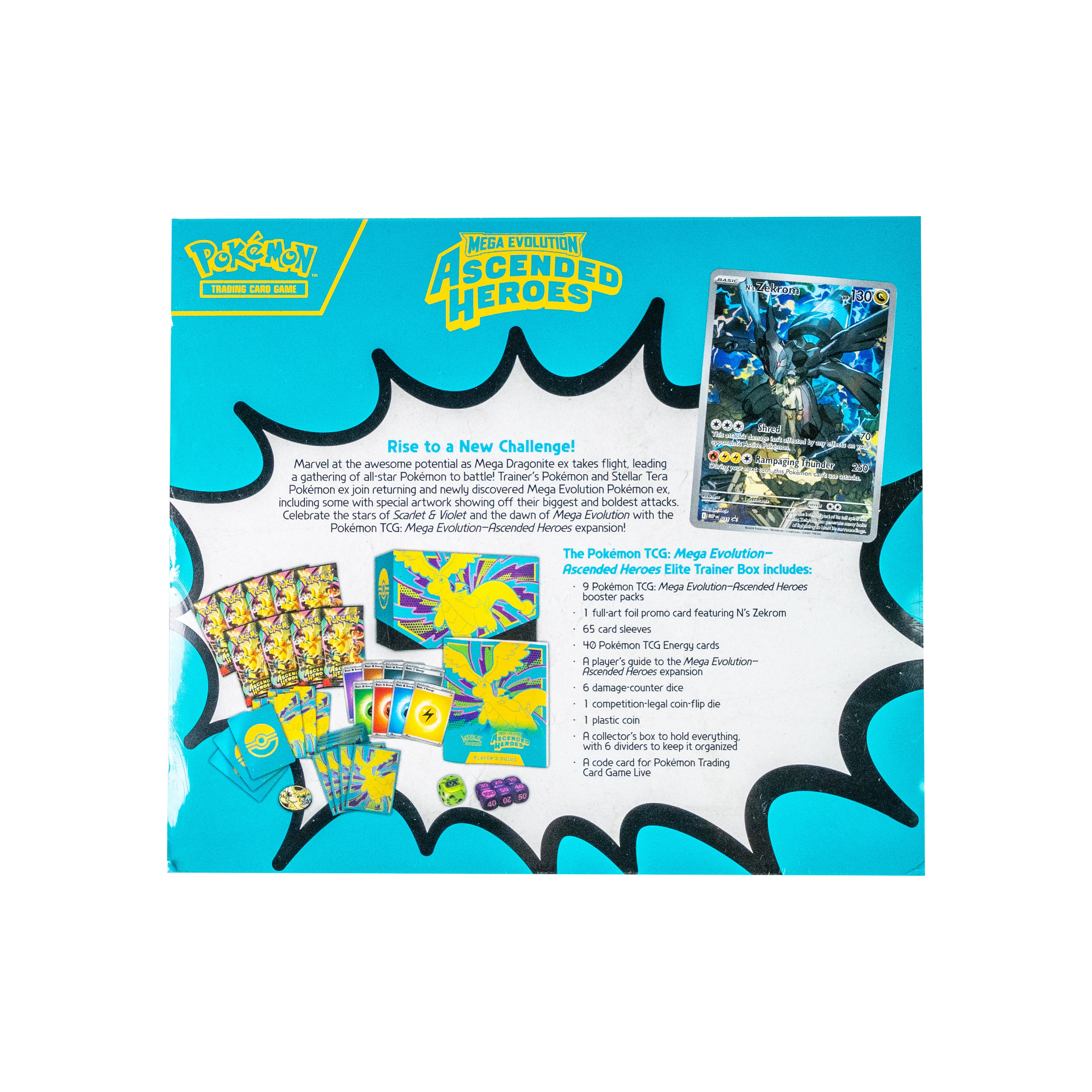 Elite Trainer Box de Pokémon: Mega Evolution Ascended Heroes