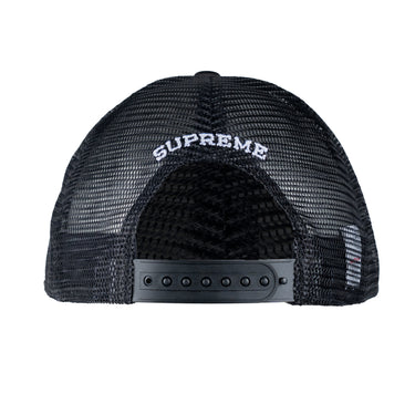 Supreme Pins Mesh Back 5 Panel Black