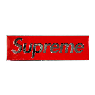 Supreme Box Logo Car Emblem (FW25) Red