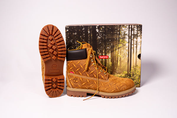 Timberland 6" Premium Waterproof Boot Supreme Diamond Plate Wheat