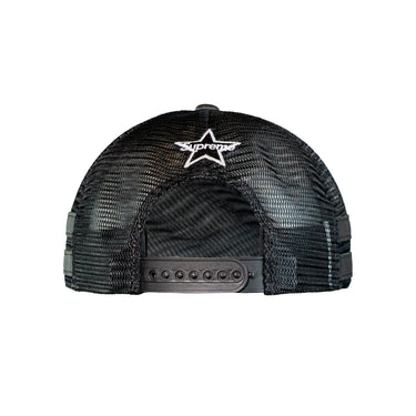 Supreme Vanson Leathers Mesh Back 6-Panel Black