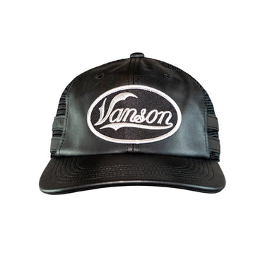 Supreme Vanson Leathers Mesh Back 6-Panel Black