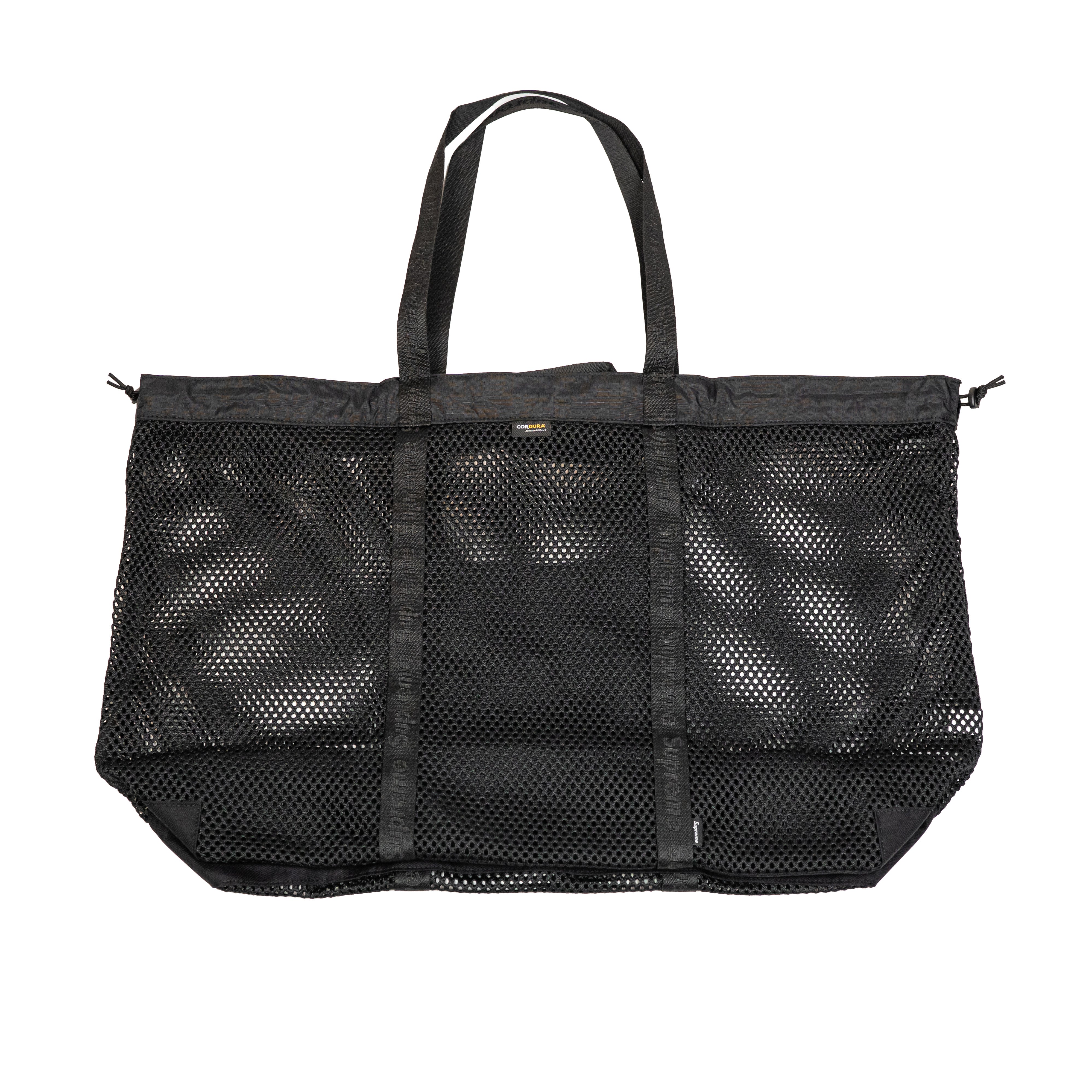 Supreme Mesh Tote Black Bag