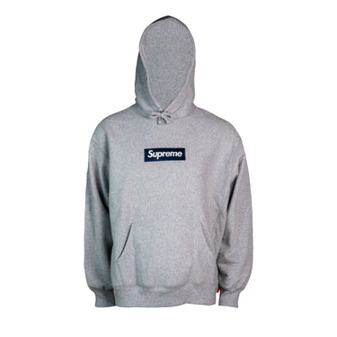 Supreme Box Logo Hooded Sweatshirt Heather Grey