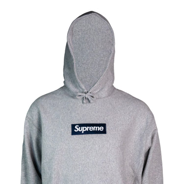 Supreme Box Logo Hooded Sweatshirt Heather Grey