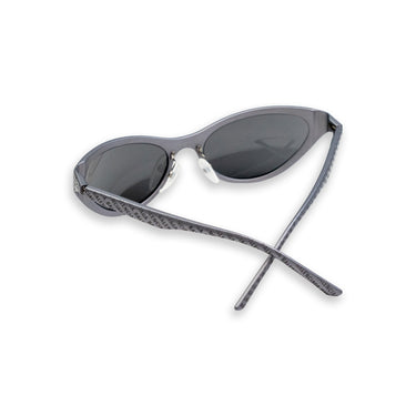 Balenciaga Metal 58MM Sunglasses Grey All Over Print BB0068S