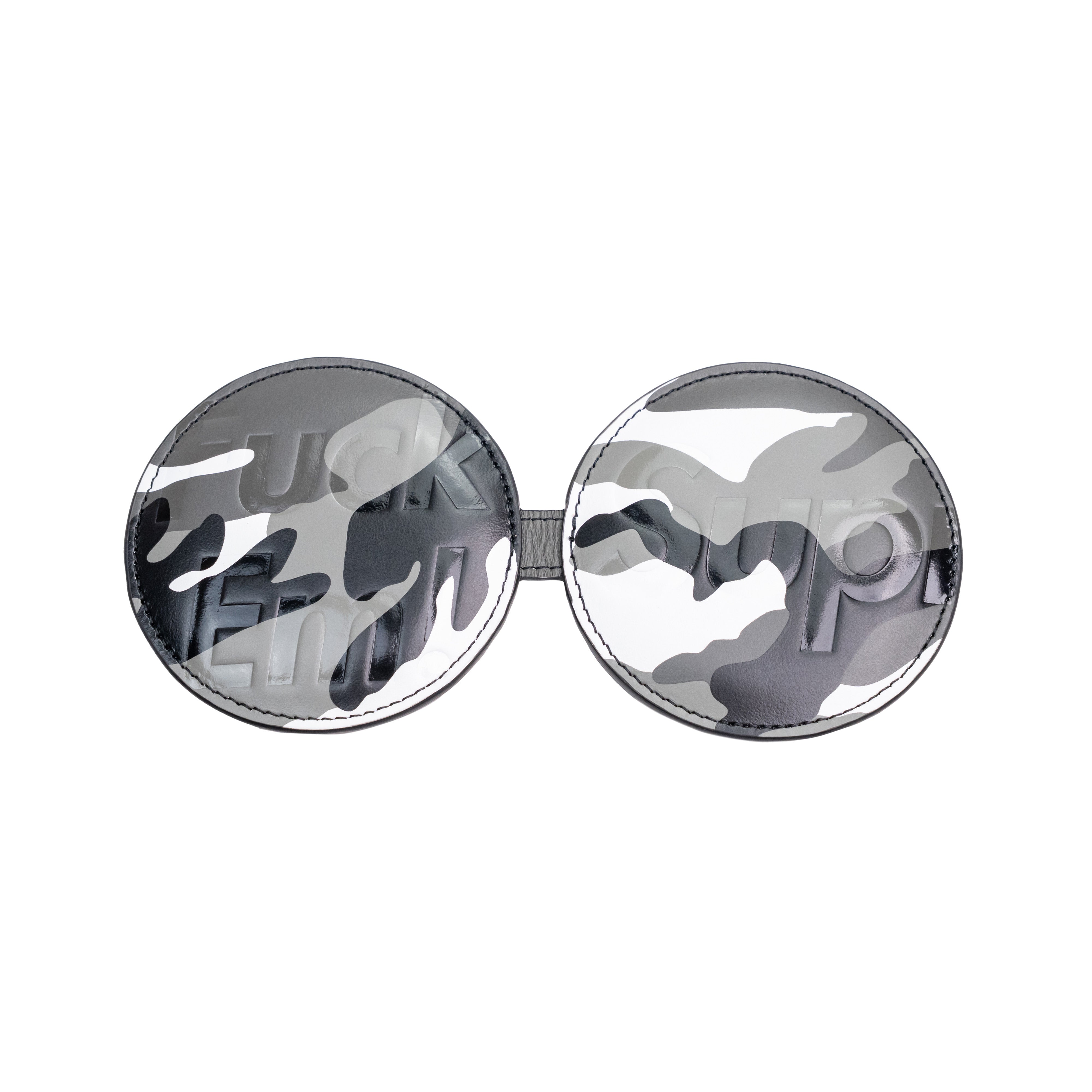 Supreme Leather Pocket Mirror Snow Camo