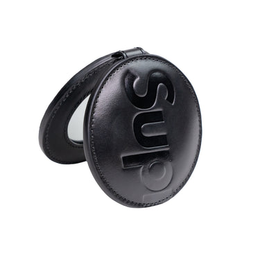 Supreme Leather Pocket Mirror Black